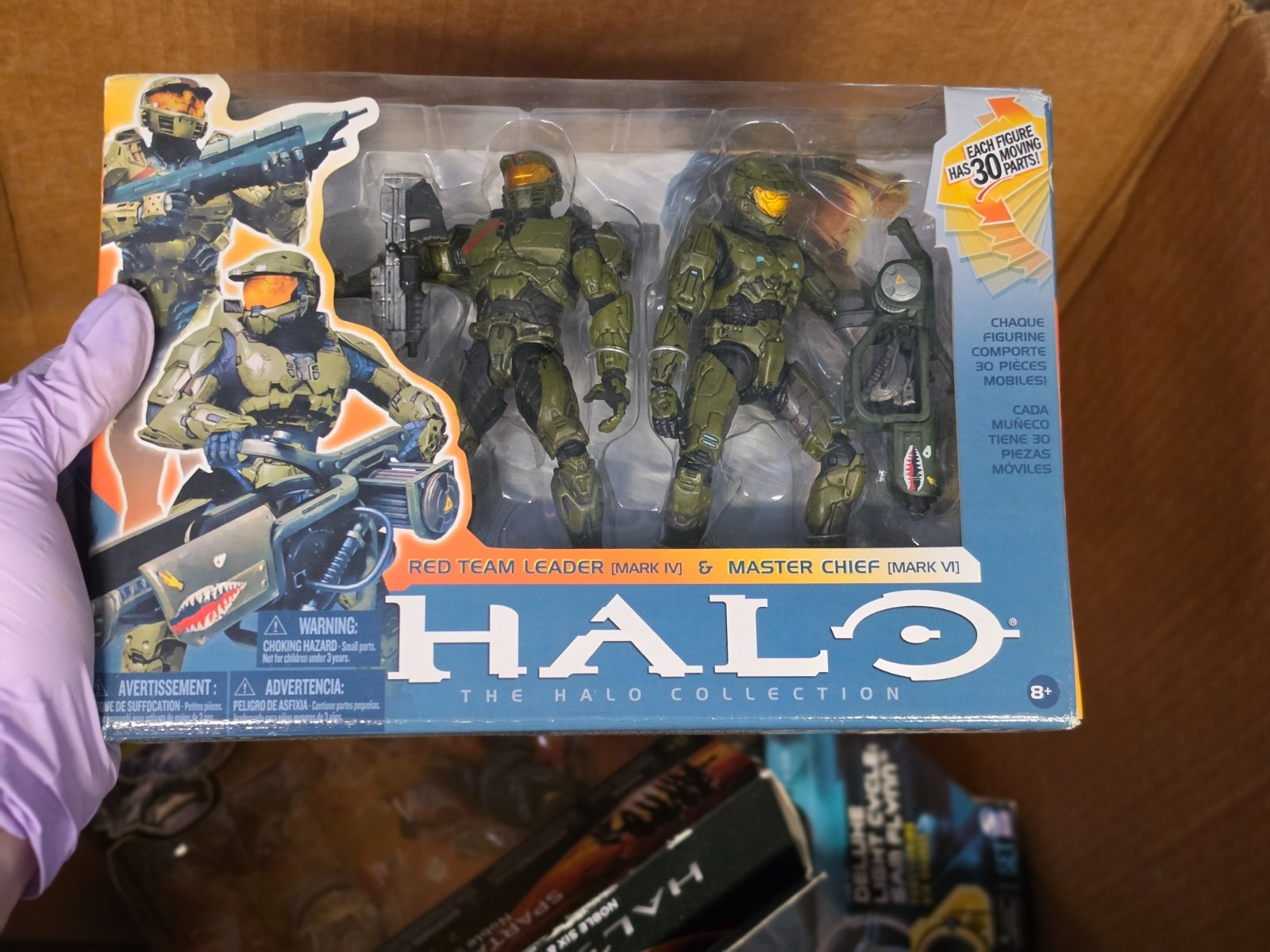 Halo The Halo Collection Red Team Leader Mark IV & Master Chief Mark VI action figure set