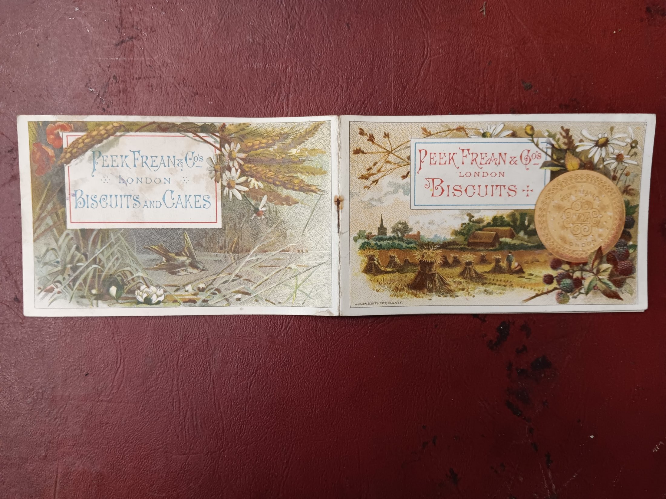 Peek Frean & Co. Victorian Advertising Booklet / Trade Catalogue for Biscuits and Cakes