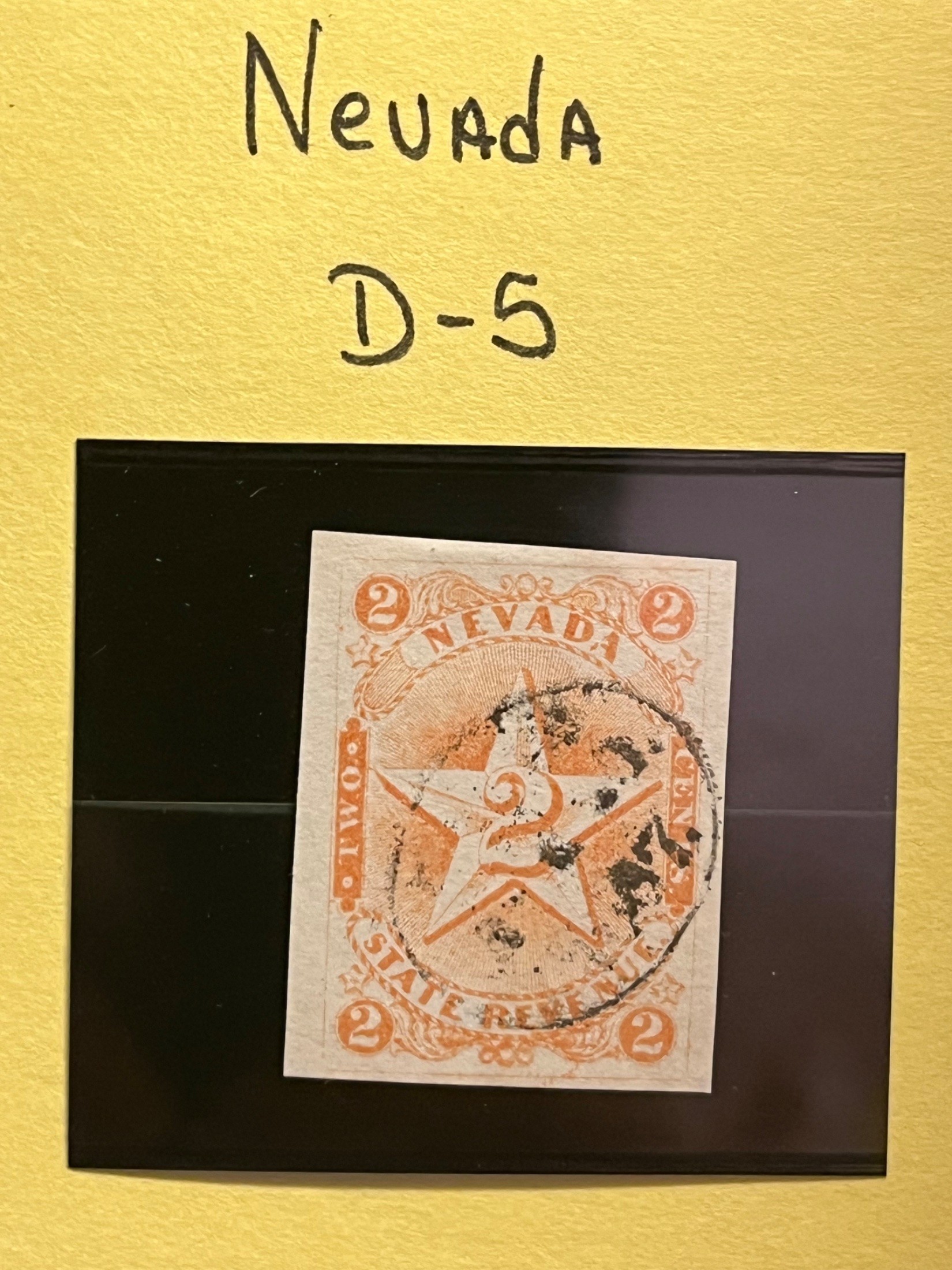 Nevada (State Revenue) 2 cents