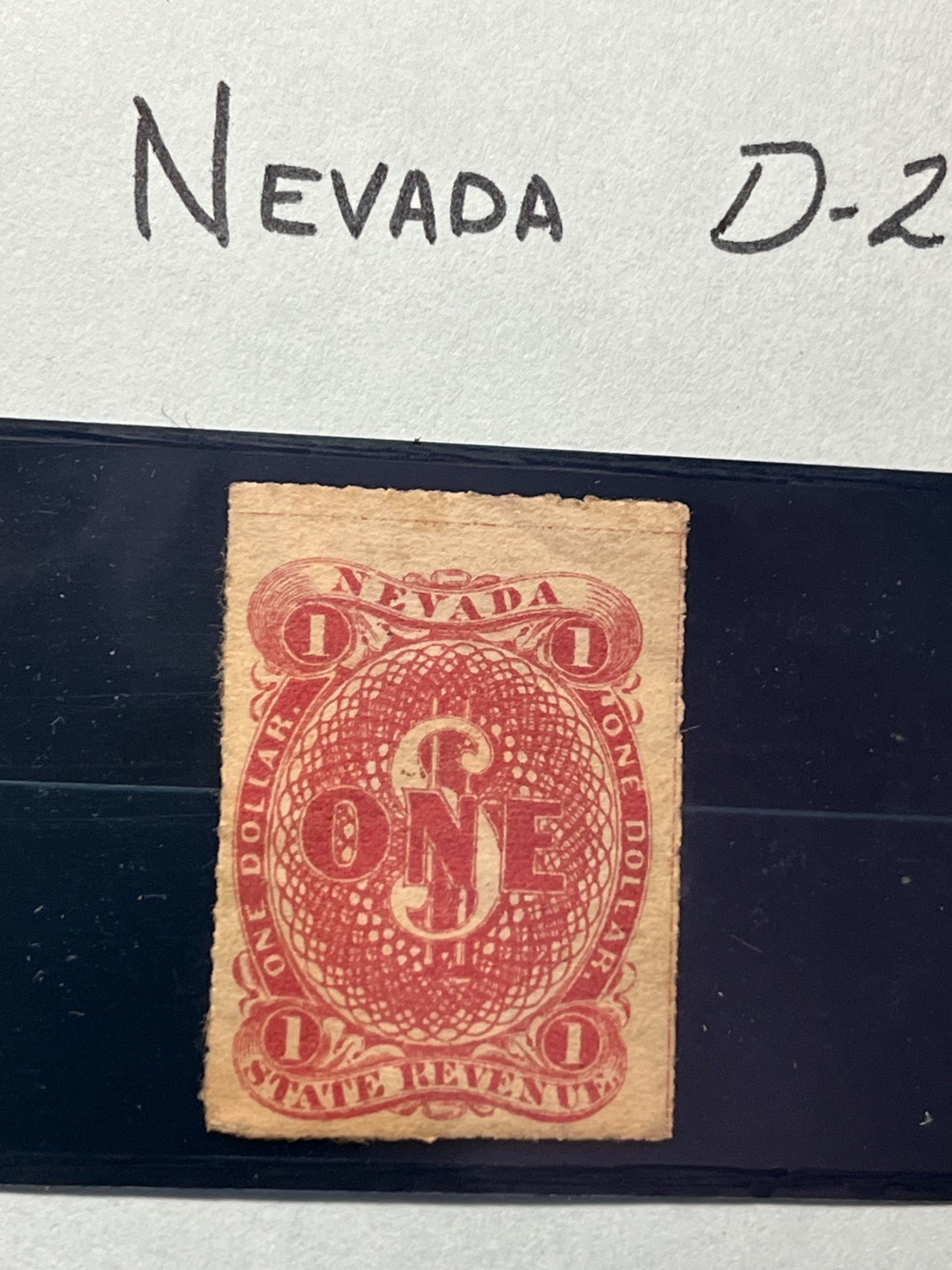 Nevada (United States — State Revenue) $1 (One Dollar)