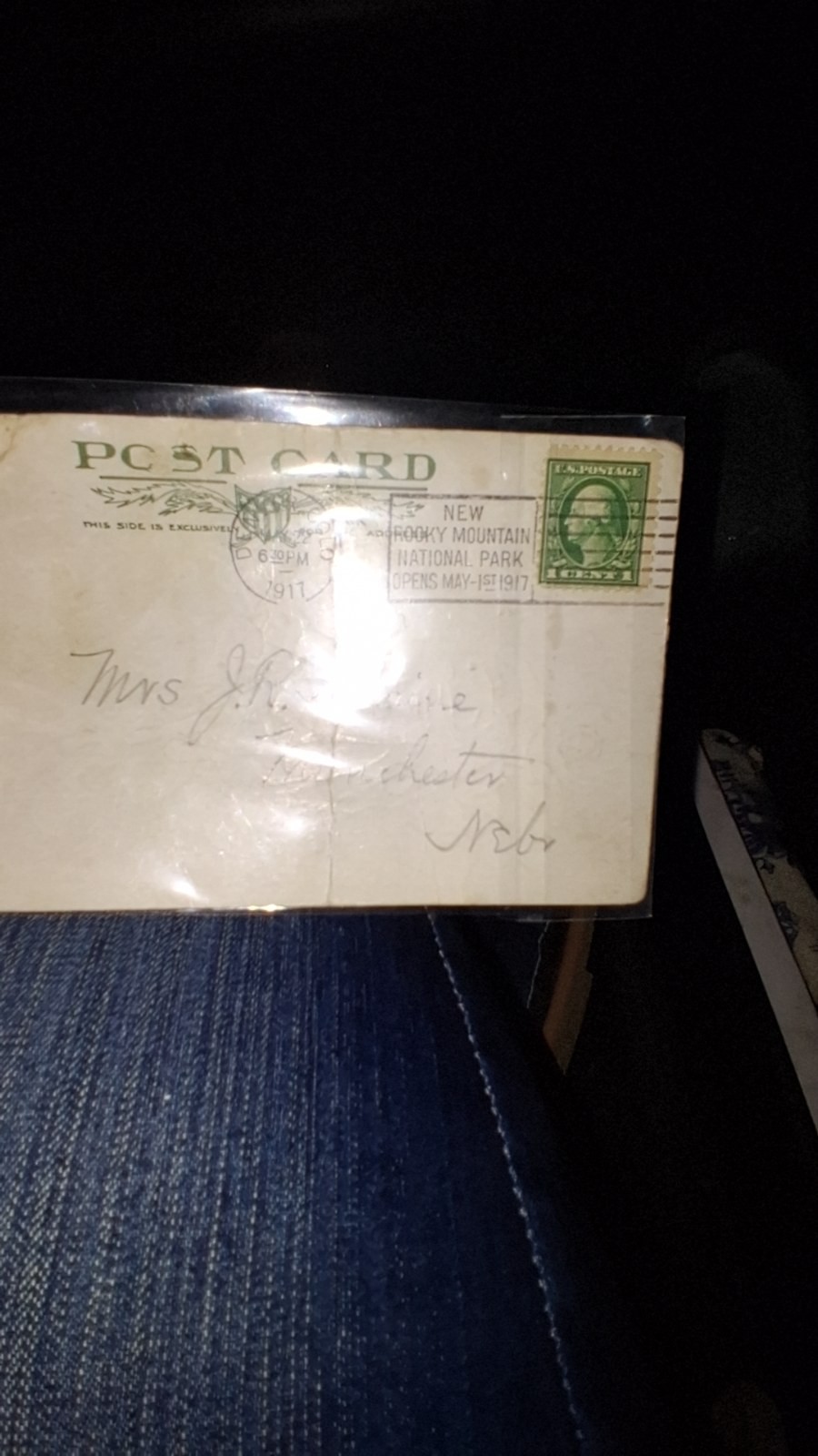 The front/back shown is the address side; no scene image is… postcard