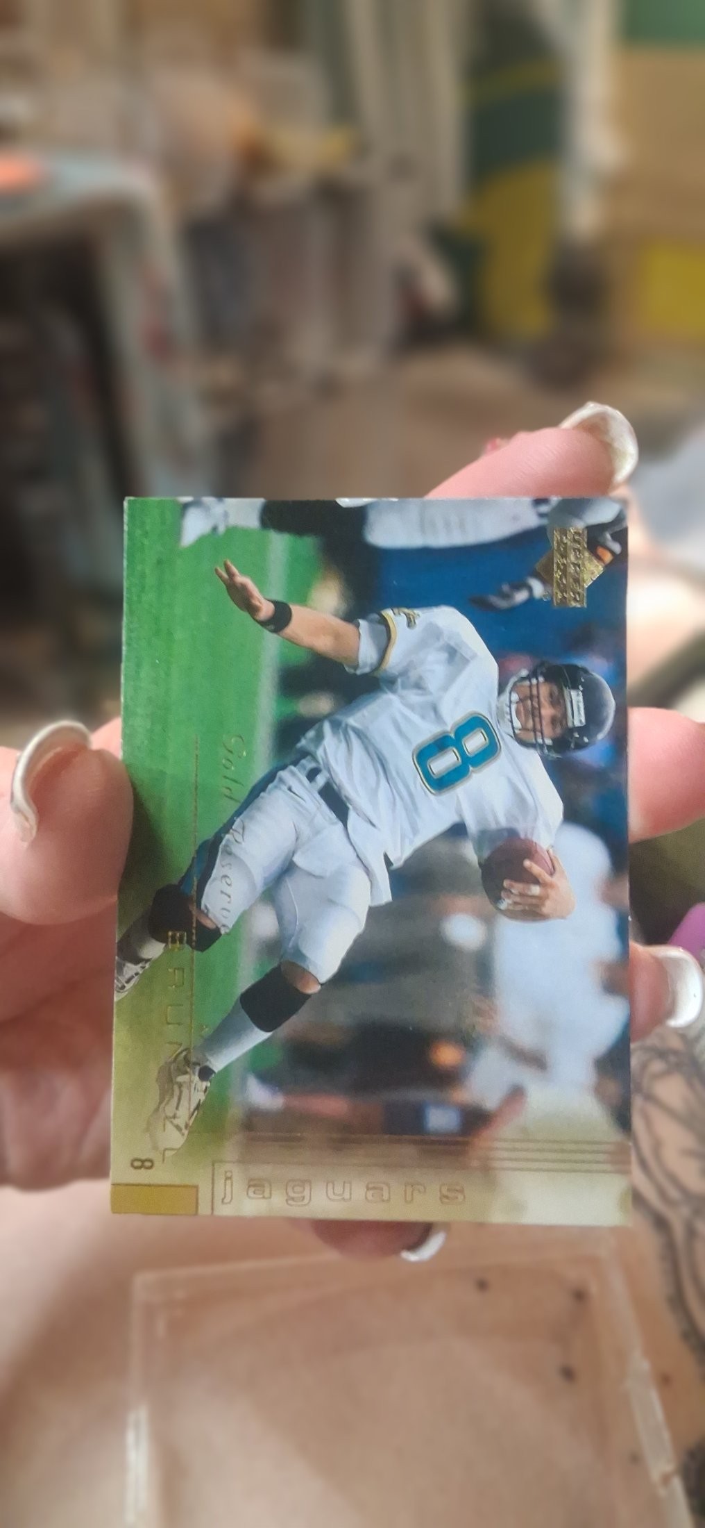 1996 Upper Deck Gold Reserve Mark Brunell card