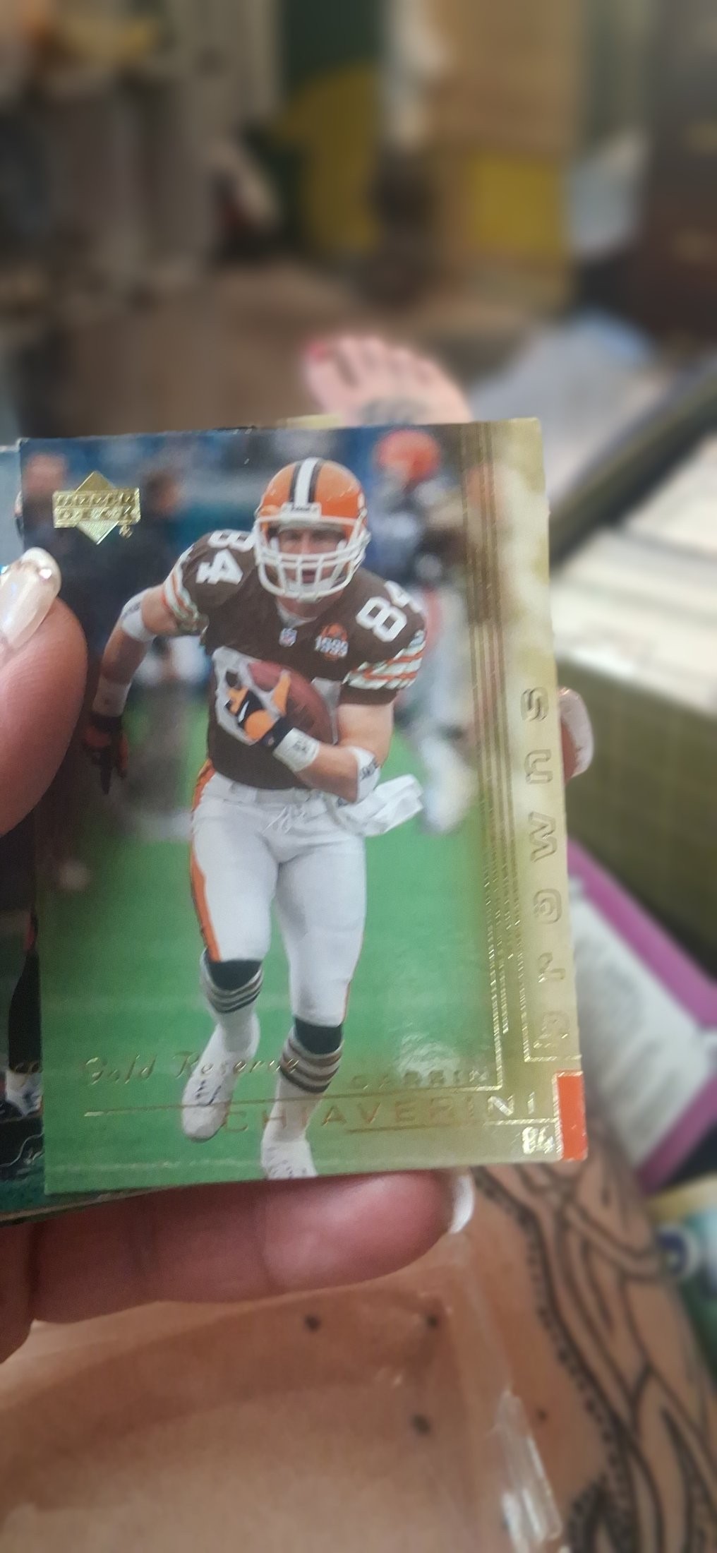 2001 Upper Deck Gold Reserve Quincy Morgan card