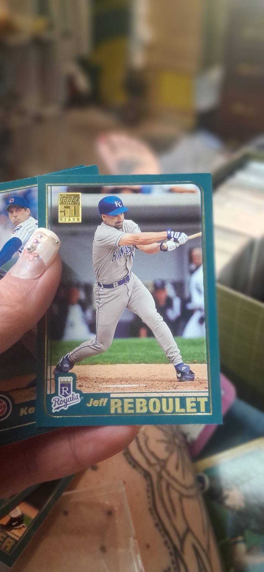 2001 Topps Jeff Reboulet card