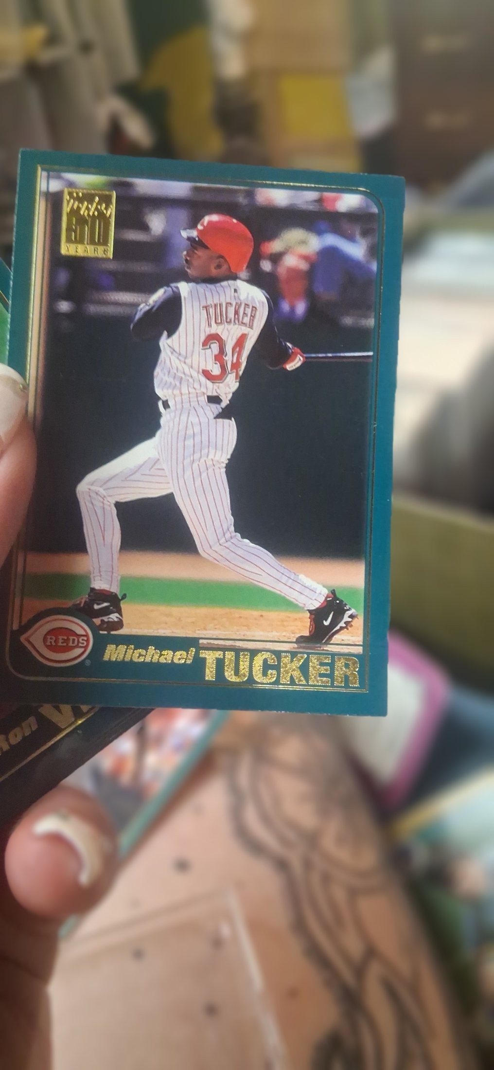 2001 Topps Baseball Michael Tucker card