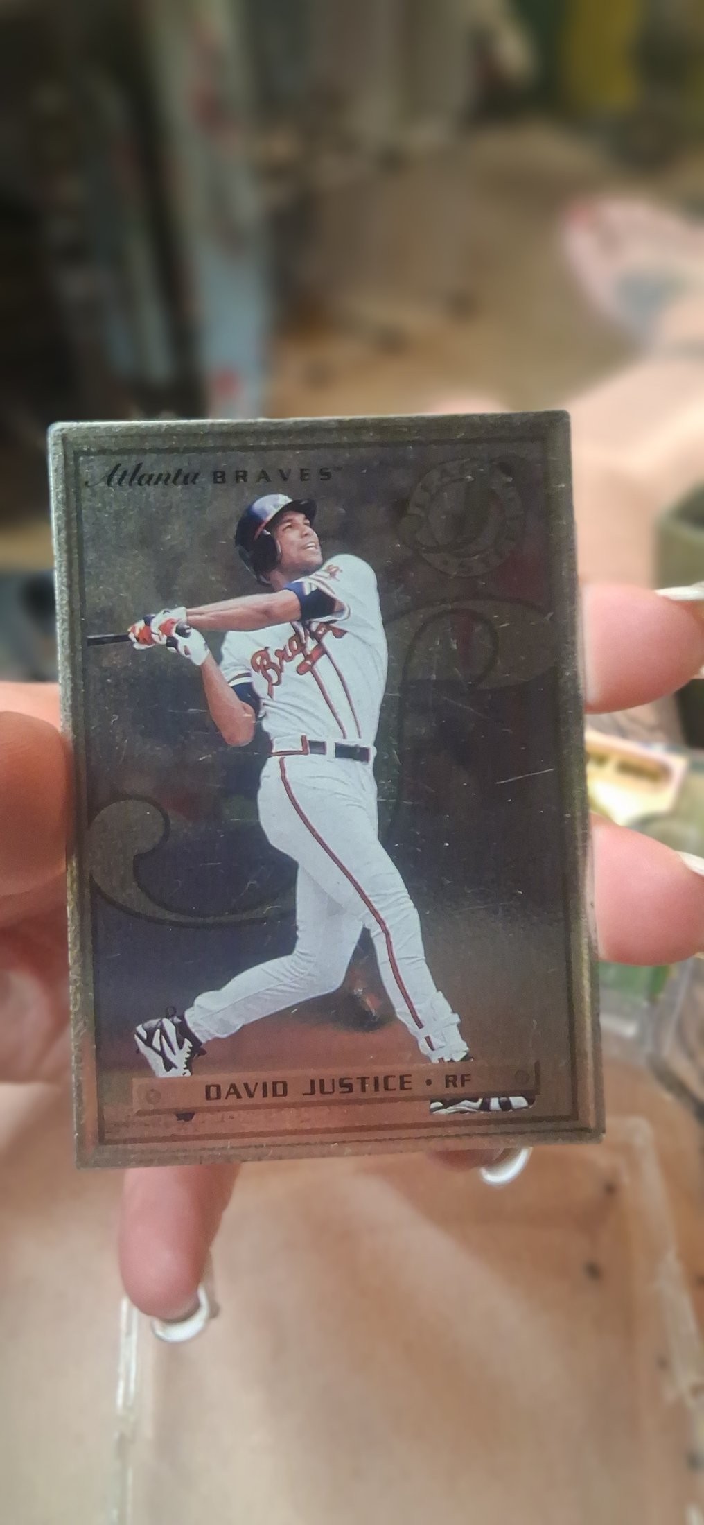 Upper Deck David Justice card