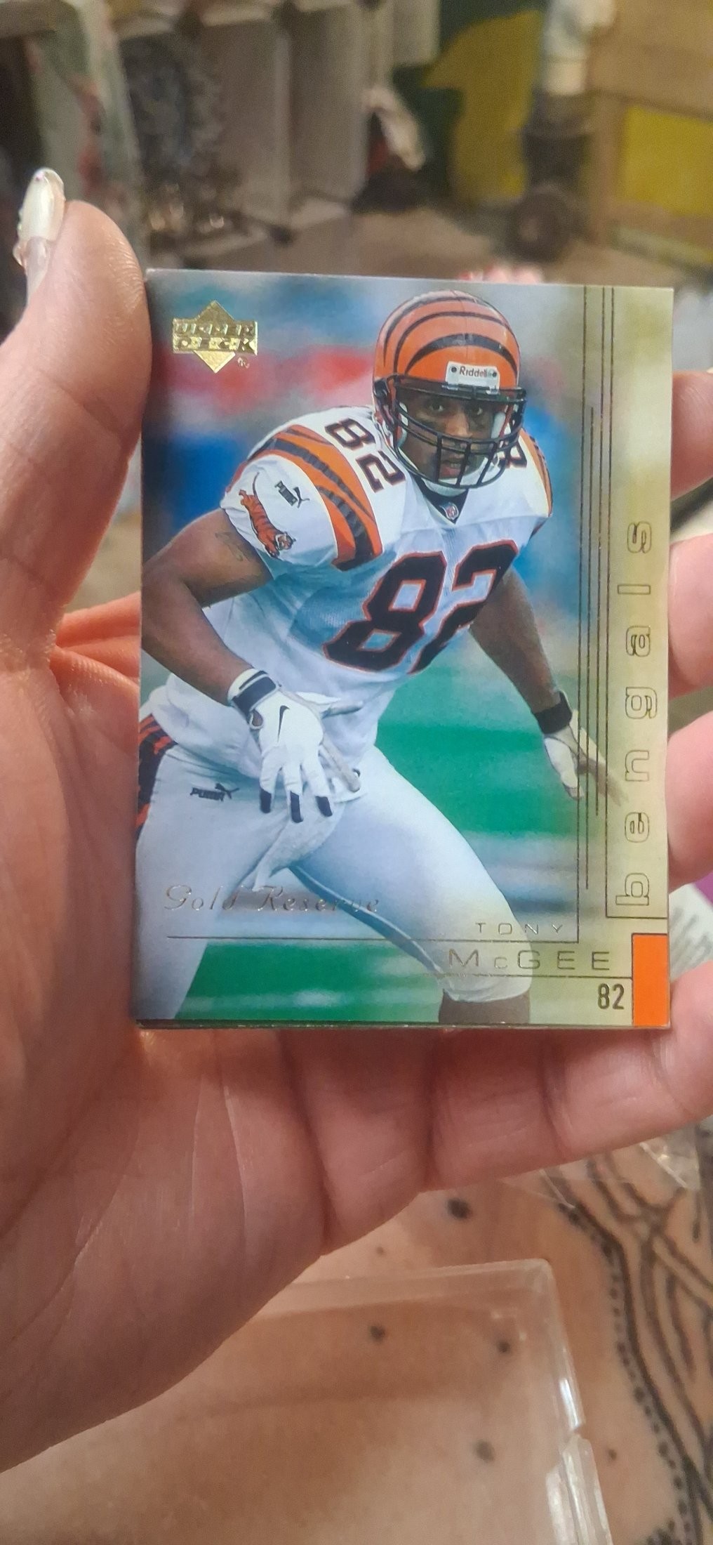 2000 Upper Deck Gold Reserve Tony McGee card