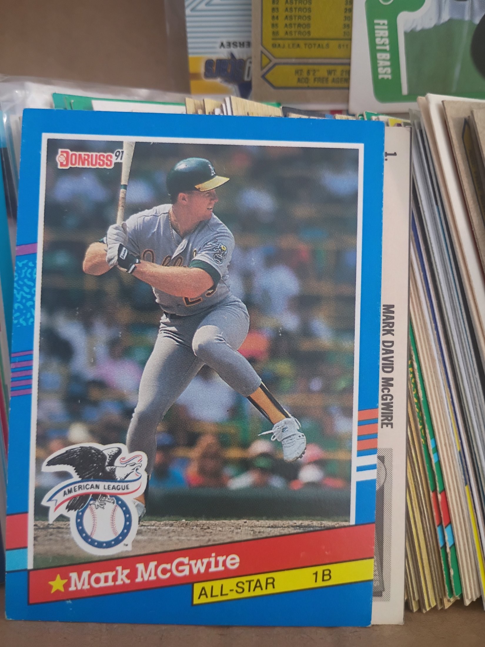 1991 Donruss All-Star Mark McGwire card