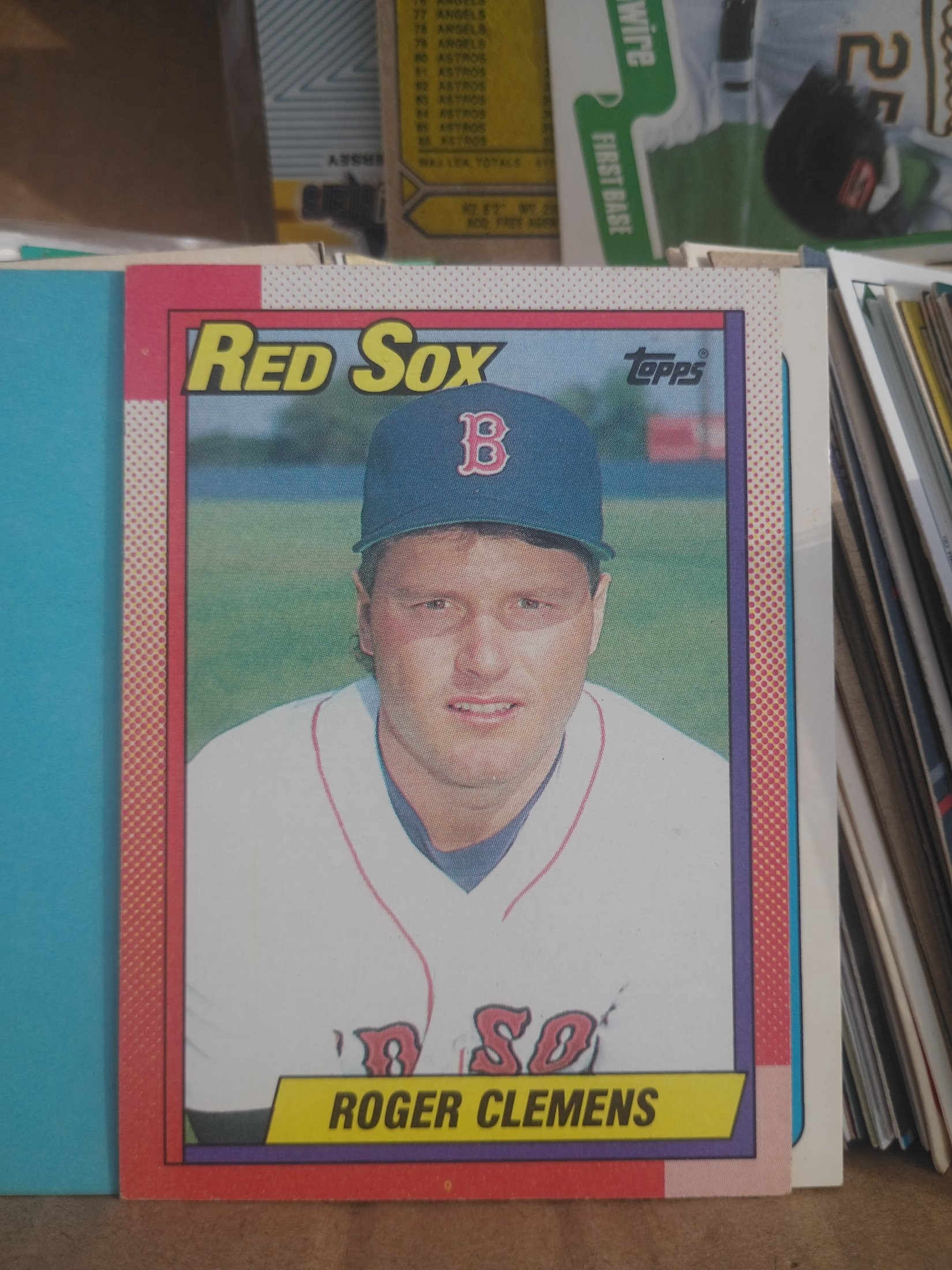 1990 Topps Roger Clemens card