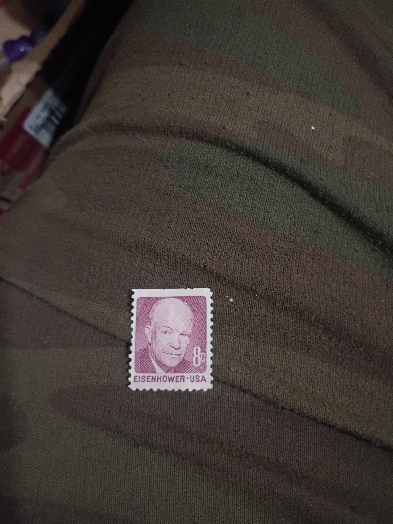 1971 8¢ Eisenhower definitive series stamp