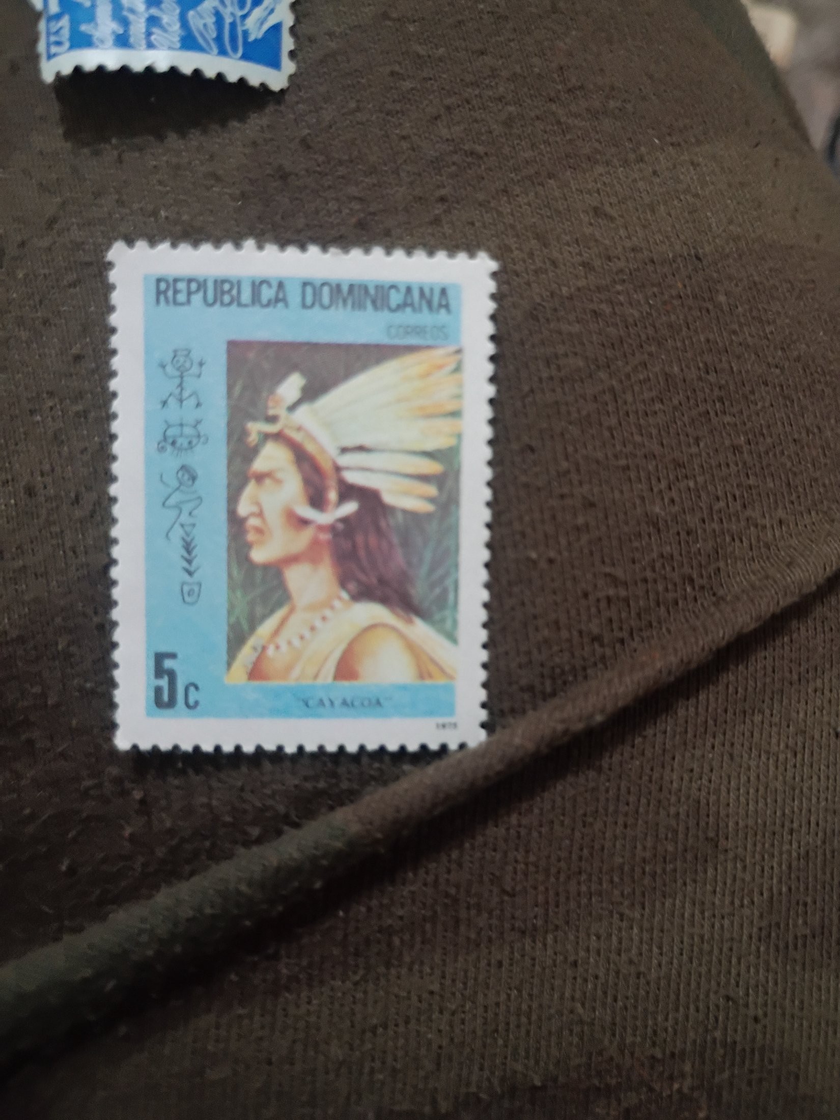 1978 5c Taino Chiefs (Caciques) series stamp
