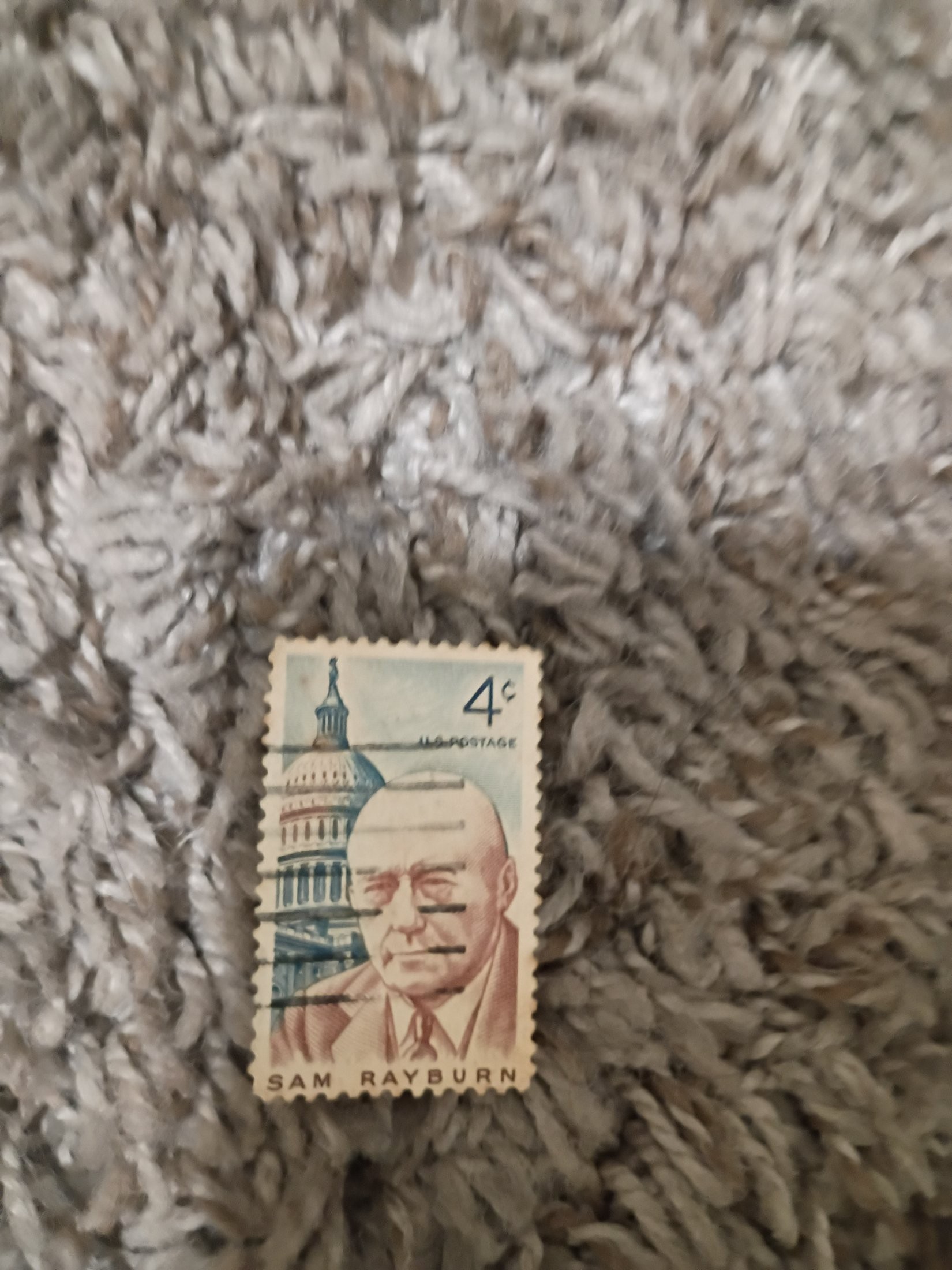 1962 4¢ Prominent Americans / Congressional Leaders series stamp
