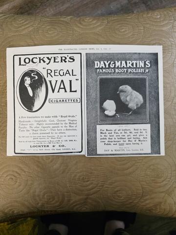 The Illustrated London News - January 4, 1908 Original Magazine Pages/Leaves