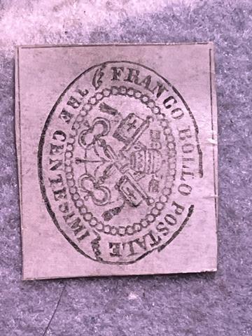 Papal States ½ Baiocco