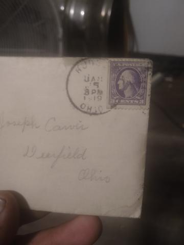 Ohio (town partially illegible, possibly 'Hurds' or similar)