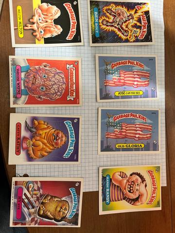 Multiple cards — Meltin Milton, Ben Bolt, Varicose Wayne, Jose Can You See, Catty Kathy, Old Gloria, Hy Rye, Handy Randy